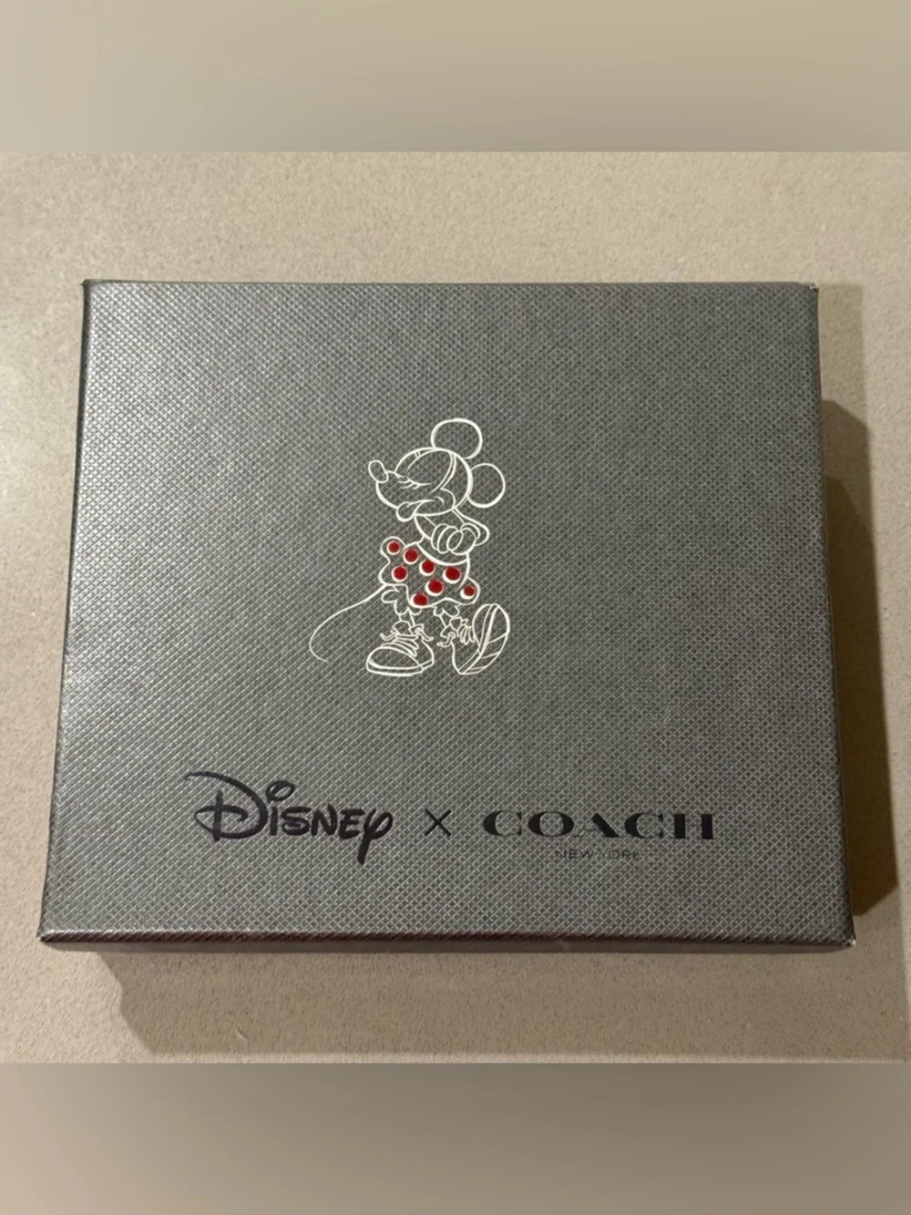 Disney x Coach Boxed Minnie Mouse Coin Case